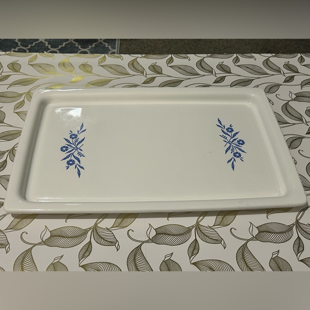 Vintage Corningware Cornflower Blue Broil/Bake Tray